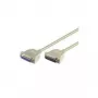 Wentronic Goobay D-SUB jungiamasis kabelis, pilkas, 1,8 m - D-SUB/IEEE 1284 kištukas (25 kontaktų) > D-SUB/IEEE 1284 lizdas (25 kontaktų) (50541)