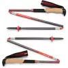 Trekking lazdos Pursuit Carbon Z, Fitness Device, antracito/oranžinė, 1 pora, 125 cm