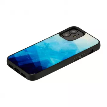 iKins apsauginis dėklas Apple iPhone 12 mini — mėlyno ežero su juodais akcentais