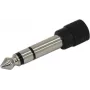 Garso adapteris Omnitronic 6,35 mm kištukas į 3,5 mm lizdą stereo 3022631Z