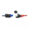 DeLOCK RJ45 Cat.6A jungtis IP67 vandeniui ir dulkėms atspari juoda