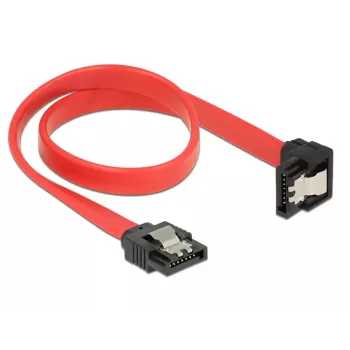 SATA kabelis DeLOCK 83978 0,3 m SATA 7 kontaktų Juoda Raudona