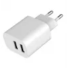 Gembird TA-UC-2A12-01 2 USB įkroviklis 2.4A 24W baltas