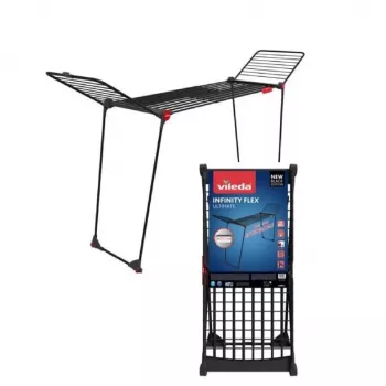 Grindinis džiovintuvas VILEDA Infinity Flex Ultimate – plieninis, juodas, 1 vnt., 5 metų garantija