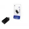Išorinė USB garso plokštė LOGILINK UA0078, 7.1 kanalų, USB sąsaja, kompaktiška 124×194×34 mm, 80 g