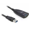 USB 3.0 aktyvus ilginimo laidas DeLOCK 83089, 5 m, juodas