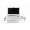 GEMBIRD MS-TABLE-GM-01 stiklinis monitoriaus stovas, juodas, 580×210×90 mm, iki 20 kg