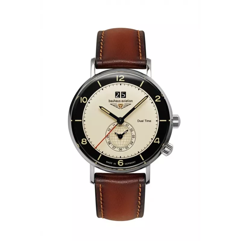 Laikrodis bauhaus Aviation Vintage Pilot 41 mm