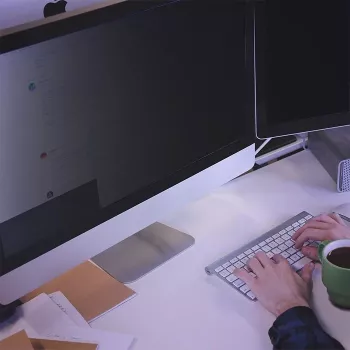 Qoltec GDPR privatumo filtras 23 colių | 16:9 | Akių apsauga | Panoraminis