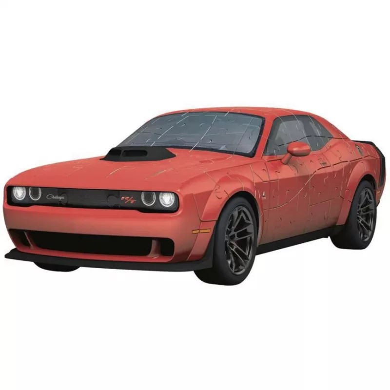 3D dėlionė Ravensburger Dodge Challenger R/T Scat Pack Widebody – Iconics serija, modelio replika