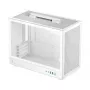Kompiuterio korpusas DeepCool CH160 PLUS WH Small Form Factor baltas, microATX, grūdintas stiklas, USB-C