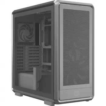 PC korpusas Cooler Master MasterFrame 600 Mesh sidabrinis – ATX/EATX, priekyje 2×200mm, 2.5 colio/3.5 colio diskams