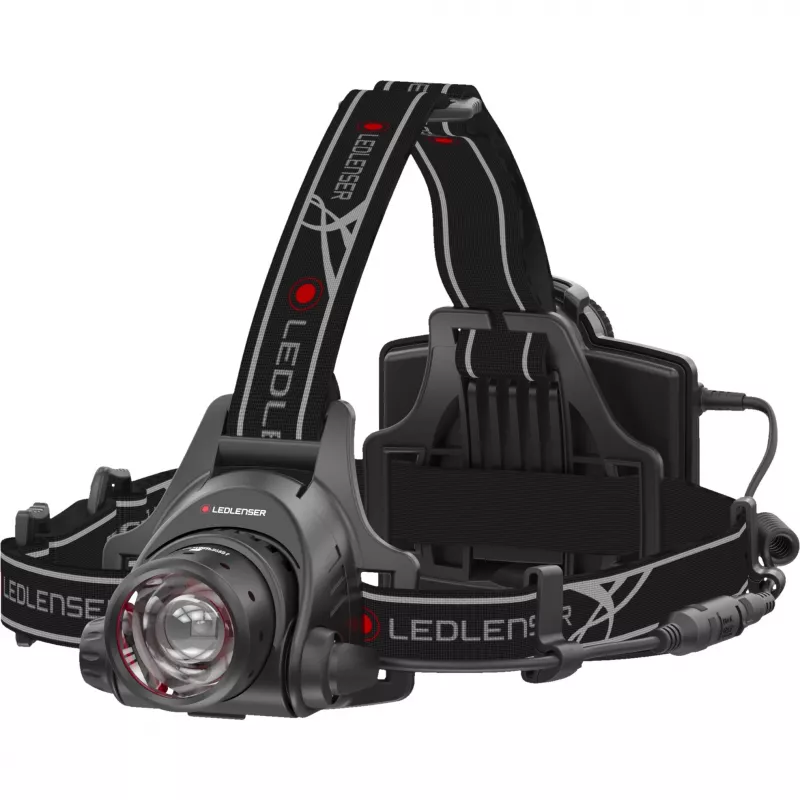 Kaktinė lempa Ledlenser H14R.2 Juoda