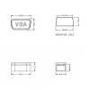 VGA lizdo apsauginis dangtelis DeLOCK 60162