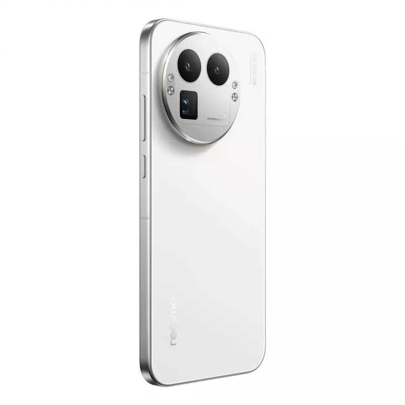 Išmanusis telefonas REALME GT 8 Pro 5G — 6,79 colio AMOLED 3136×1440, Snapdragon 8 Elite, 16 GB RAM, 512 GB, 50/200/50 MP, 7000 mAh, Baltas
