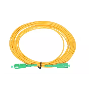 Fiber optinis šuoliukas Extralink SC/APC–SC/APC vienmodis G.652D 3.0 mm 10 m FTTH