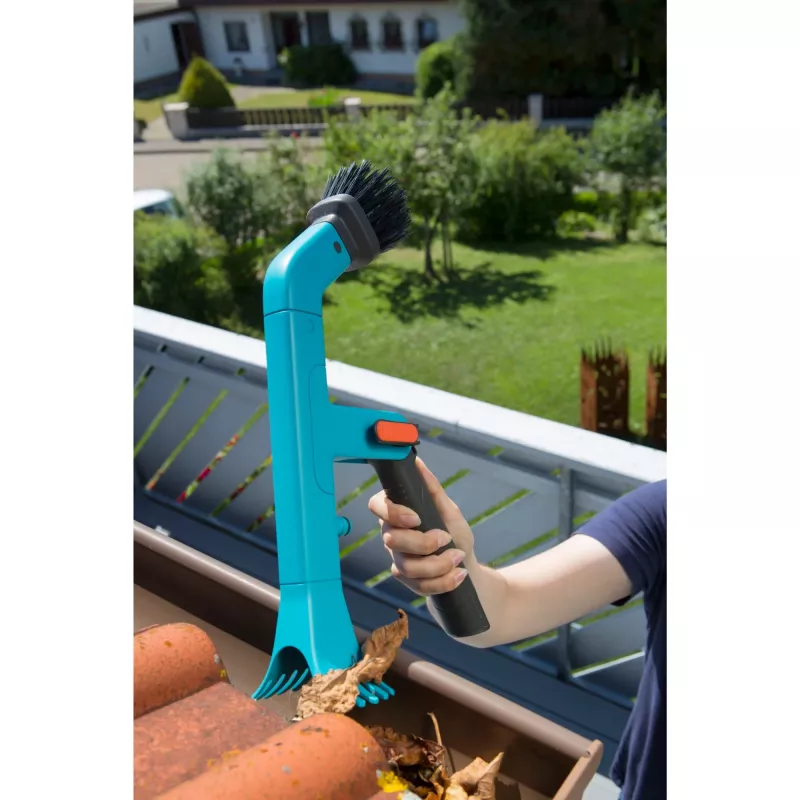 Gardena combisystem latakų valytuvas 3651-20, turkio/juodos spalvos, be koto