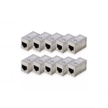Digitus CAT 6 modulinės jungtys ekranuotos 10 vnt. RJ-45 auksuoti kontaktai