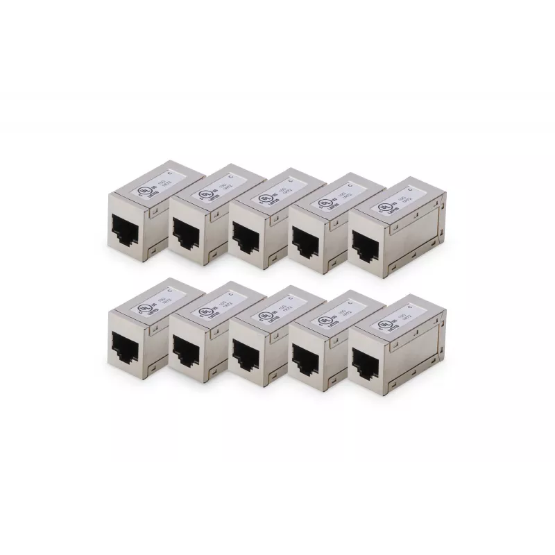 Digitus CAT 6 modulinės jungtys ekranuotos 10 vnt. RJ-45 auksuoti kontaktai