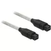 FireWire kabelis DeLOCK 82600 3 m pilkas Kištukas/Kištukas