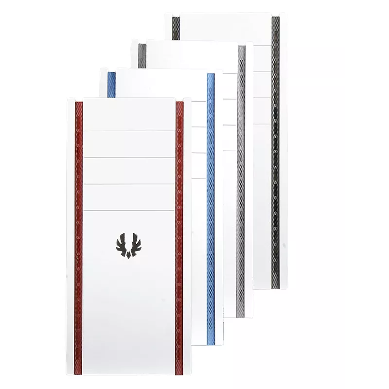 Priekinis skydelis BITFENIX kompiuterio korpusui BFC-SNB-150-WX-SP — baltas, skirtas Midi Tower važtui