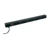 APC RACK PDU BASIC ZERO U 10A 230V maitinimo skirstytuvas (PDU) 15 lizdų 0U juodas