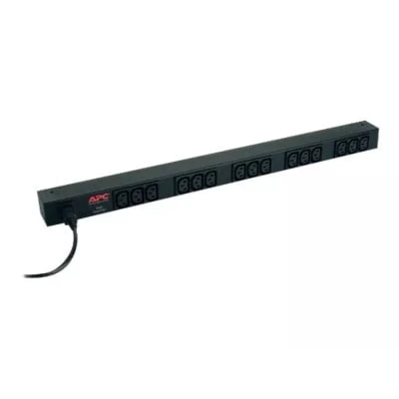 APC RACK PDU BASIC ZERO U 10A 230V maitinimo skirstytuvas (PDU) 15 lizdų 0U juodas