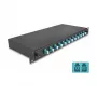 Skaidulinės optikos sujungimo dėžė DeLOCK 67004 Juodas Metalas 482x220x44mm