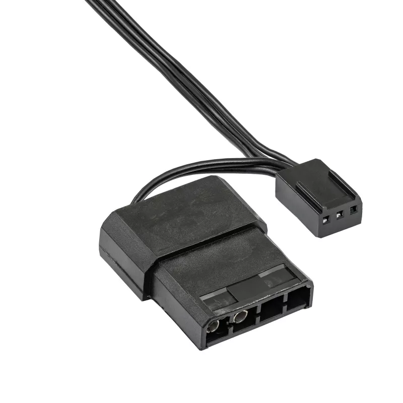 Akyga AW-12A-BK 120 mm korpuso ventiliatorius, Molex / 3 kontaktų, 20 dB, juodas