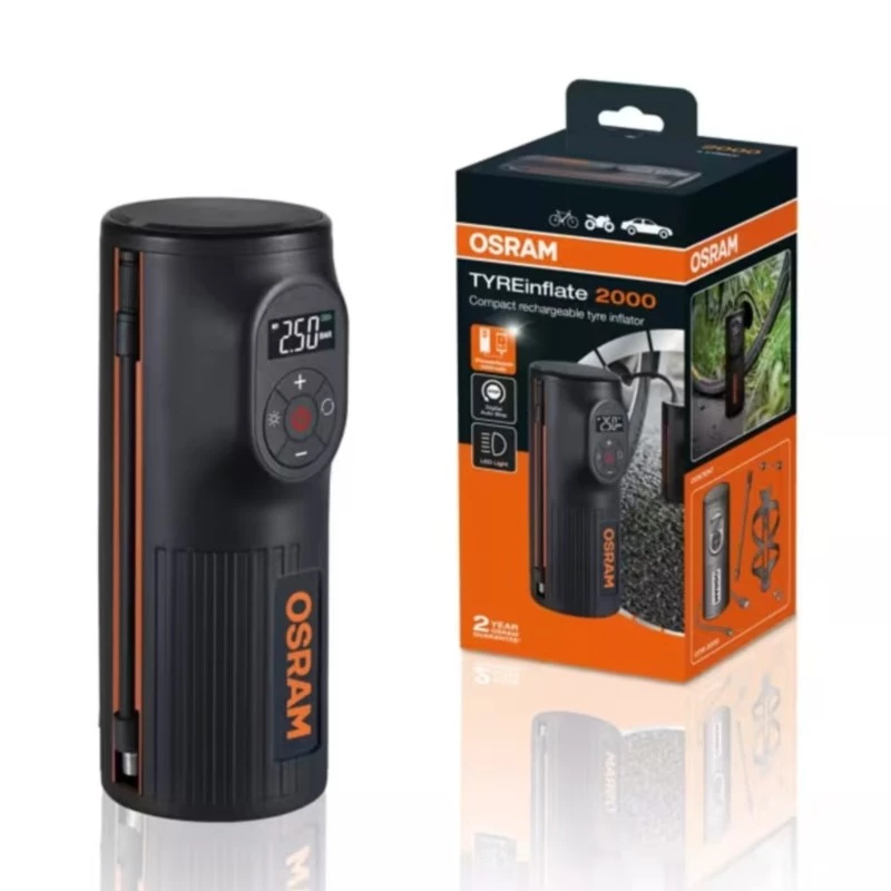 Automobilinis kompresorius OSRAM TYRE INFLATE 2000