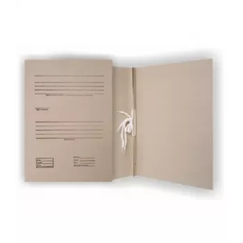 Archyvinis aplankas SMLT, A4, 2 cm, 400 g, su 2 raišteliais, su spauda, rudas, kartonas