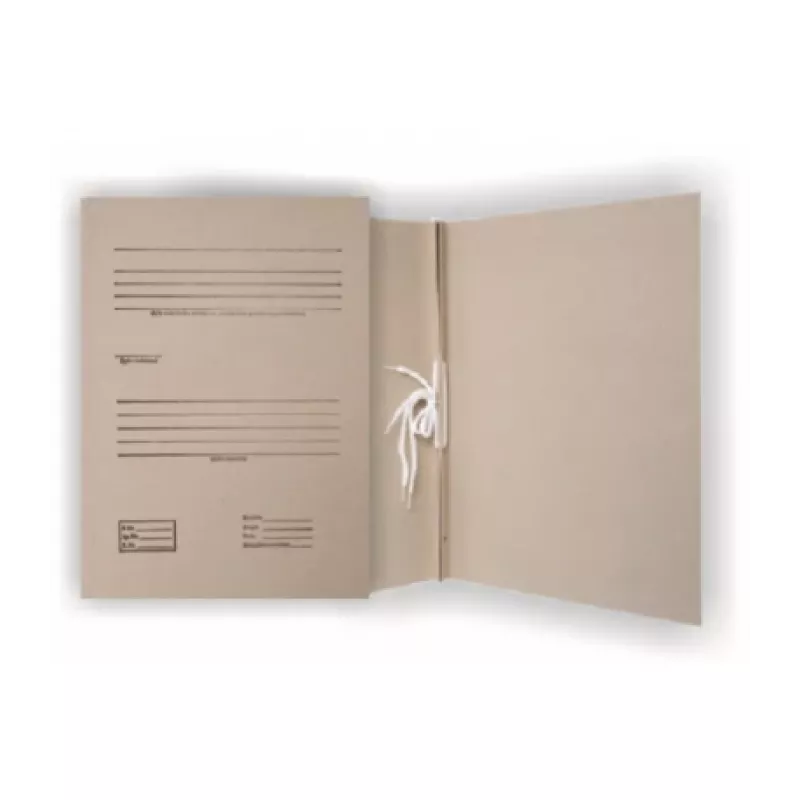 Archyvinis aplankas SMLT, A4, 2 cm, 400 g, su 2 raišteliais, su spauda, rudas, kartonas