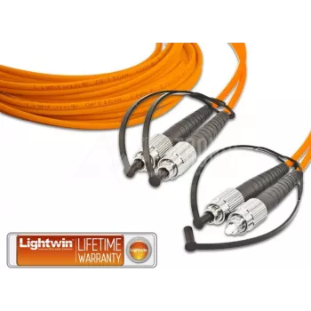 Lightwin aukštos kokybės dvipusis LWL jungiamasis kabelis, MM OM2, FC – FC (LDP-50 FC-FC 1,0)