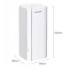 Belaidis maršrutizatorius TENDA EE3 Pro (2 vnt.) Dviguba juosta 802.11ac, 2,4/5 GHz, 2882 Mbps, 3x LAN, 5 integruotos antenos
