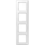 Jung AS 584 WW Baltas rėmelis jungikliui, duroplastas, 80,5 × 293,5 mm
