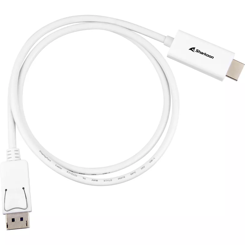 DisplayPort 1.2 adapter laidas Sharkoon 4K, 1 m