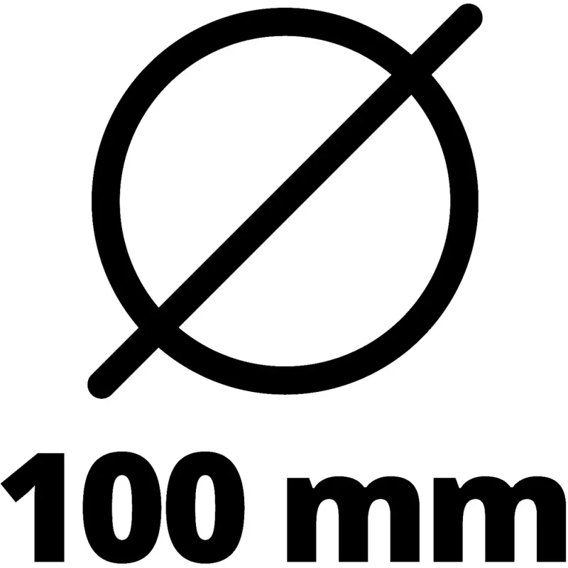 Einhell 3424100 keičiamas plieninis šepetys, 100 mm, siūlių valikliui BG-EG