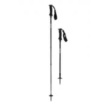 Trekking lazdos Puez aliuminės-juodos SALEWA