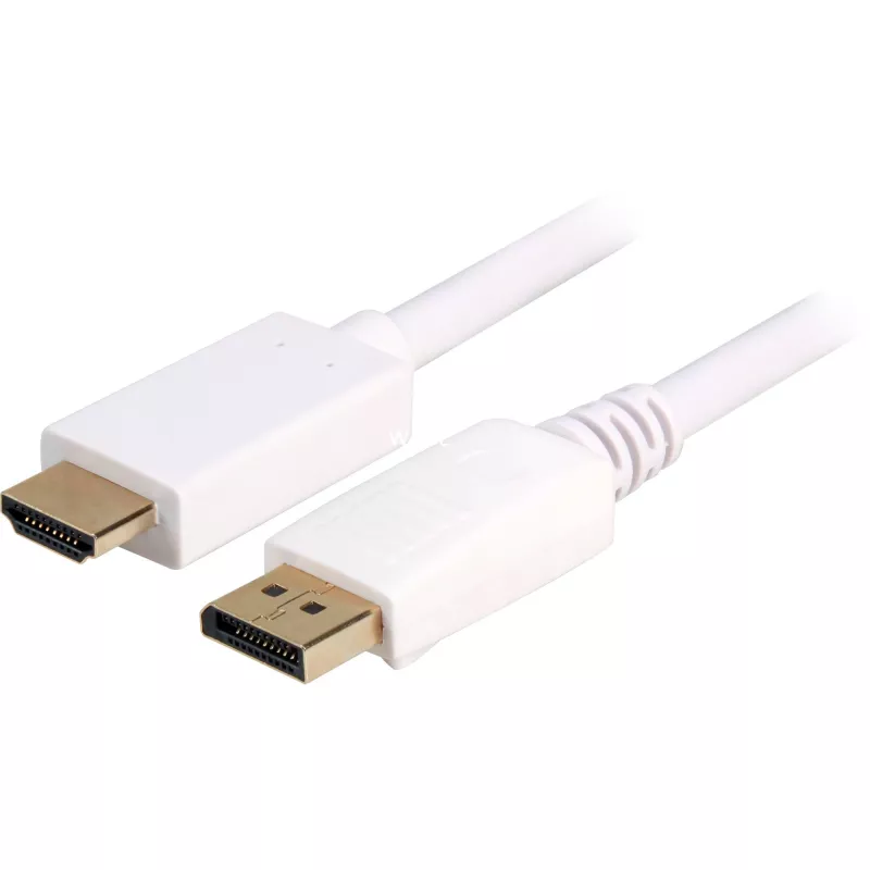 Sharkoon adapteris DisplayPort 1.2 į HDMI 4K baltas 3 metrai