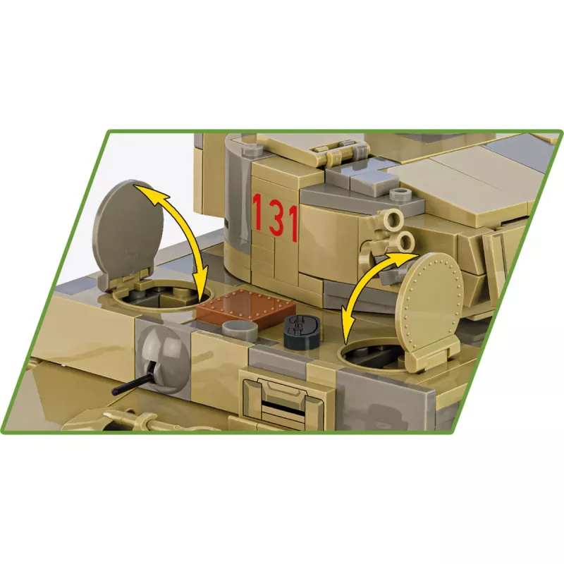 Konstruktorius COBI Panzer VI Tiger nr.131 1275 dalių
