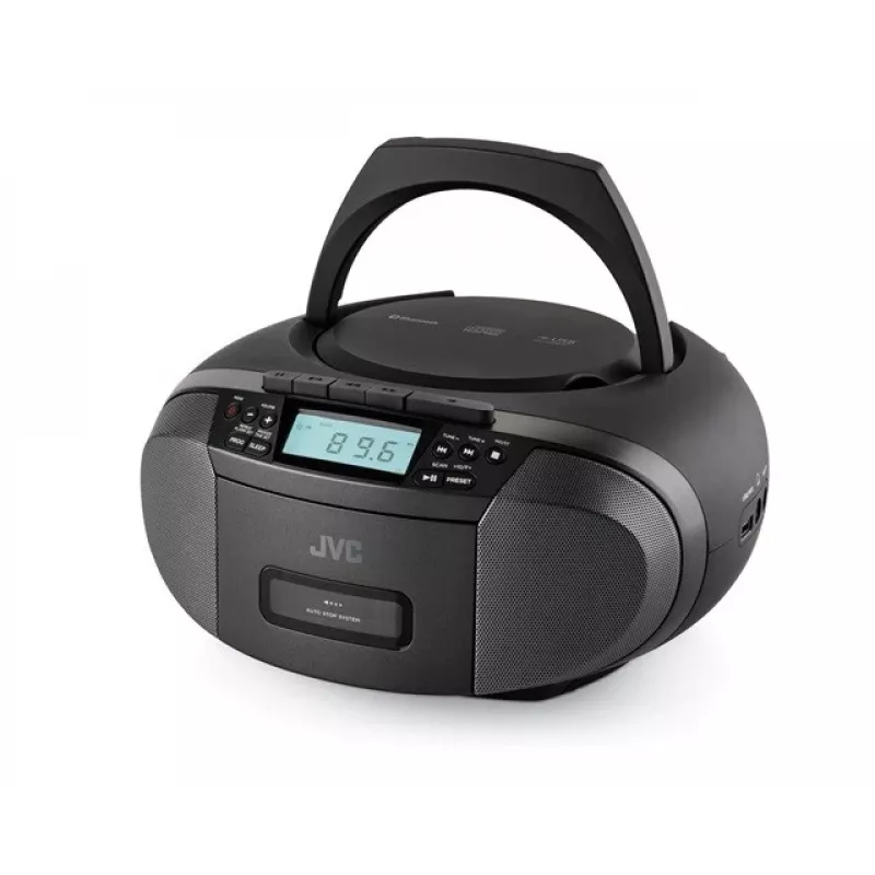 Radijo grotuvas JVC RC-E444B Juodas su CD grotuvu ir FM imtuvu