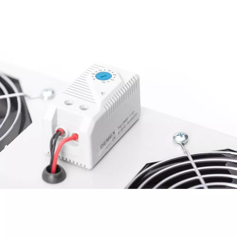 Stogo ventiliacinis blokas DIGITUS DN-19 FAN-2-WM-T 19 inch 276 m³/h