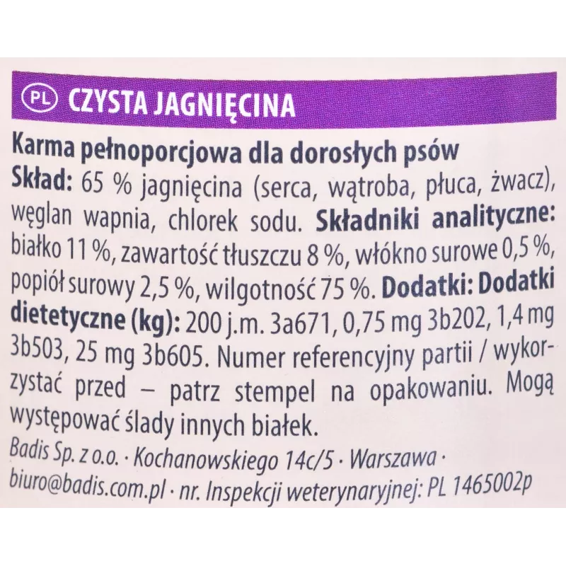 animonda GranCarno Adult su ėriena drėgnas šunų maistas, 400 g