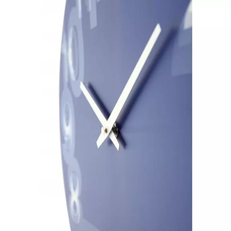 NeXtime klok 3077bl 3D, Ø39,5 cm, sieninis, mėlynas/baltas