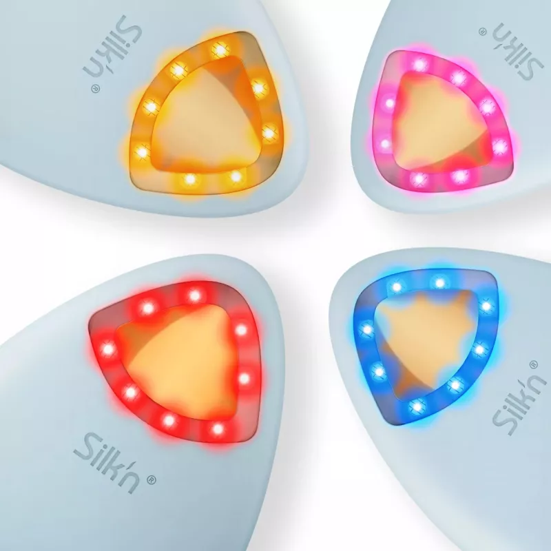 Vibracinis veido šepetėlis Silk'n Bright Lux žalias, įkraunamas, 3 val.
