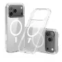 Nevox StyleShell SHOCKFlex dėklas iPhone 17 Pro Max, skaidrus, su MagSafe