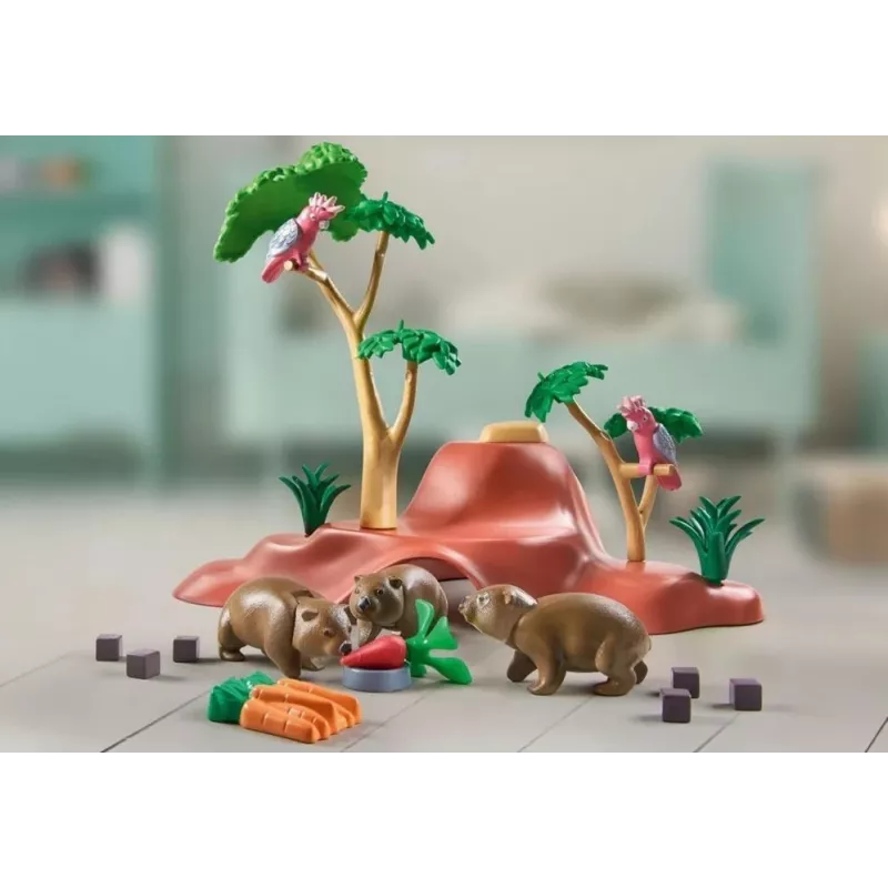 Wiltopia 71625 Vombato prieglobsčio figūrėlių rinkinys
