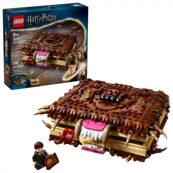LEGO Harry Potter statomas monstrų knygos rinkinys „Monster Book of Monsters“ 76449 – 518 dalių, 1 minifigūrėlė, pritvirtinami dantys