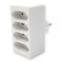 Bachmann 921.273 ilgintuvas su 4 kištukiniais lizdais, balta PVC