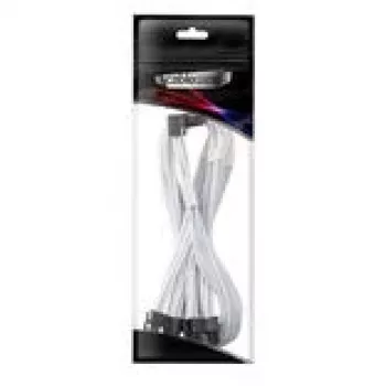 CableMod C-Series Pro prijungimo kabelis Variantas A 90° 16 kontaktų į 4×8 kontaktų PCIe, baltas